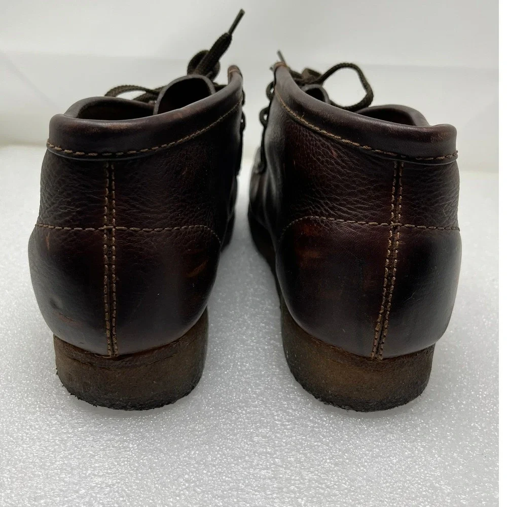 Clarks Originals Wallabee Mens 11 Chukka Boots Dark Brown Shoes Leather